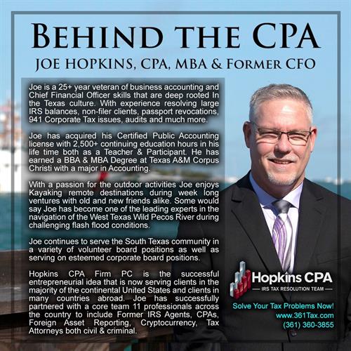 Joe Hopkins CPA National Tax Resolution 