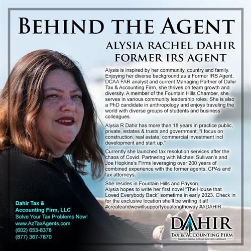Alysia R Dahir, MBA Managing Partner 