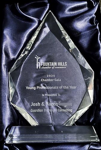 Guardian, 2020 Fountain Hills Chamber of Commerce Young Professionals of the Year Award winners