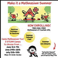 Camp Mathnasium STEAM Summer Camp!