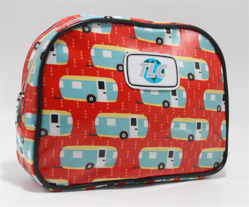 Small Camp Out Toiletry Bag - fits both full-size and mini's, machine washable