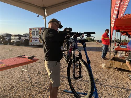 Volunteering at the MS150 at McDowell