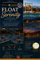 New Moon Meditation and Sound Journey Pool Float