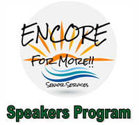 Special Edition of Encore's Speaker Bureau as Part of Flutter at the Fountain on April 12th at 3:00 pm