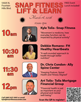 Lift & Learn at Snap Fitness