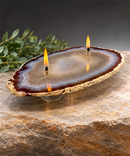 Agate Oil Candles