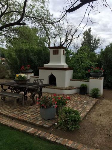 Masonry Fireplace courtyard Masonry Fireplace courtyard