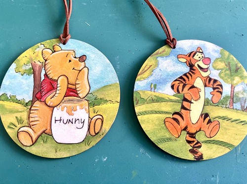 hand painted ornaments /many characters and styles