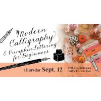 Modern Calligraphy & Pumpkin Lettering Class for Beginners