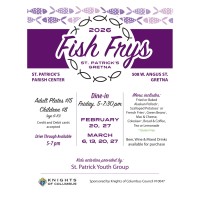 Knights of Columbus Fish Fry @ St Pat's