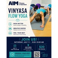YOGA POP UP: AIM Fitness & Nutrition
