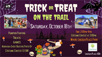 City of Gretna Presents 2nd Annual Trick or Treat on the Trail at Lincoln Place Park