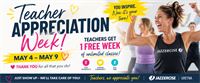 Teacher Appreciation Week ?? FREE Classes for Teachers