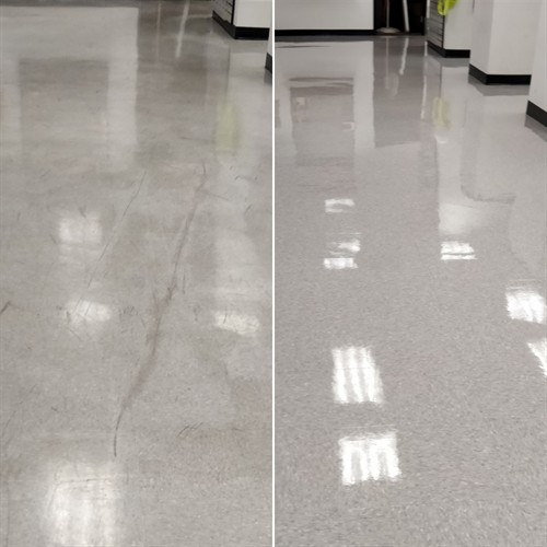 Strip and Wax of VCT Floors