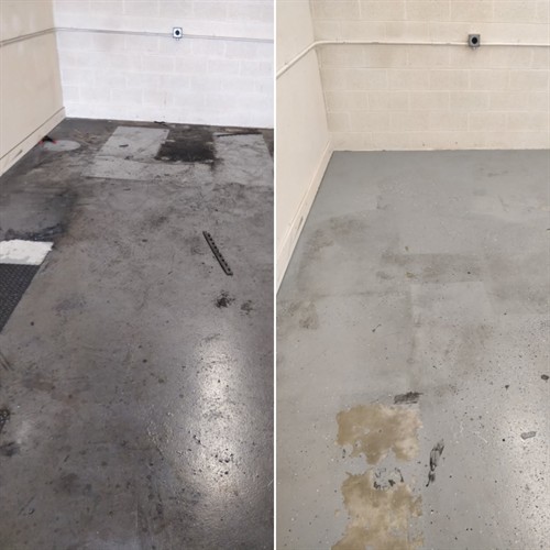 Greasy Manufacturing Facility Floor Cleaning / Move Out / Make Ready