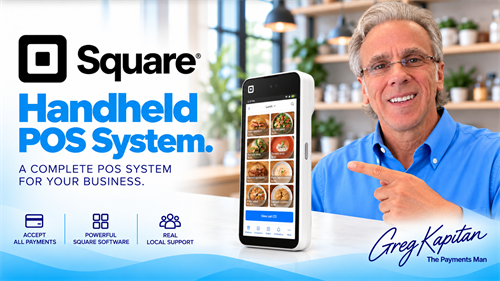 Square Handheld from Utah EZ Pay with Greg Kapitan the Payments Man