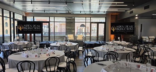 Experienced in delivering top-tier audiovisual solutions across Salt Lake Valley’s premier event spaces.