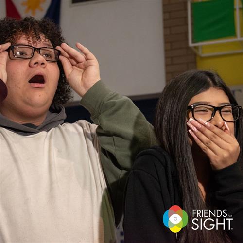 Seeing clearly for the first time