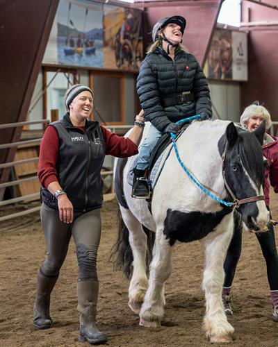 Our Equestrian program is very popular and we're growing our herd and volunteers to meet the ever-increasing demand.