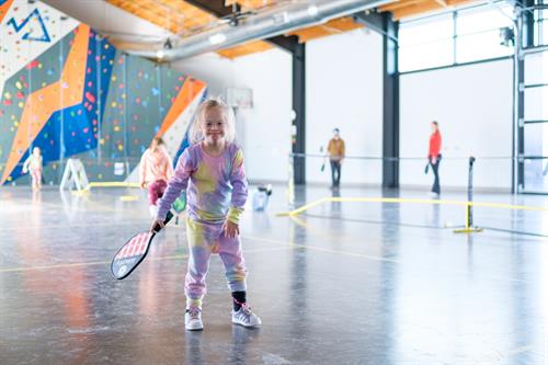 Pickleball is fun for the whole family.