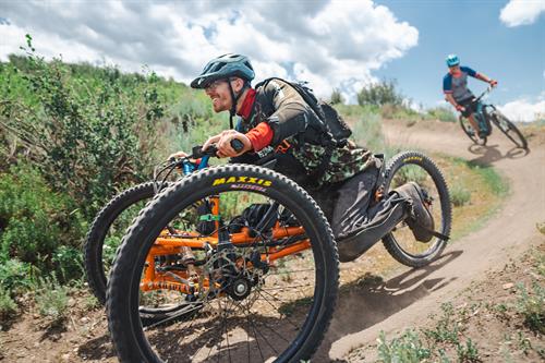 Mountain Bike riding is totally possible for people with spinal cord injuries.