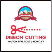 Mary's Mountain Cookies Ribbon Cutting