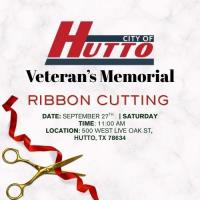 Ribbon Cutting The Veteran's Memorial