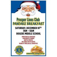 Prosper Lions Club Pancake Breakfast