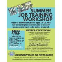 Summer Job Training Workshop Job Fair all MRHS Students Ages 14-16  
