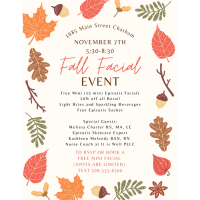 Juniper Aesthetics Fall Facial Event