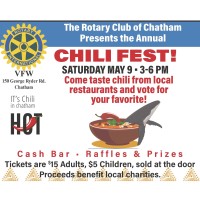 The Rotary Club of Chatham Presents the Annual CHILI FEST!