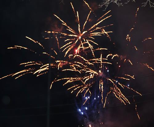 Fireworks (after the 6 pm Noise Parade down Main Street)