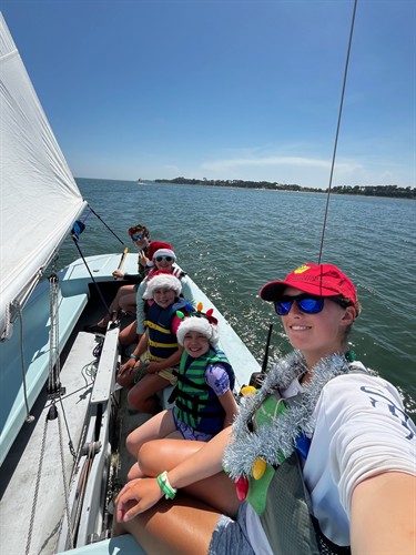 Always a blast with instructors - "Christmas in July"