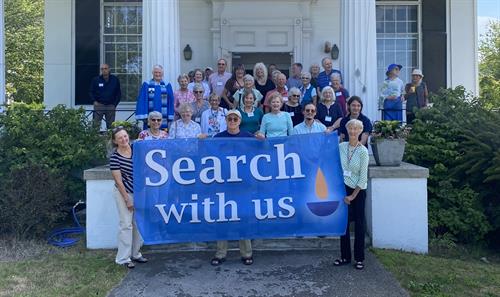 "Search with Us" and new minister Rev. Chris McMahon