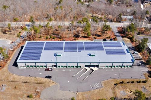 Commercial installation in Mashpee, MA Commercial installation in Mashpee, MA