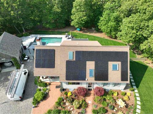 Residential installation in Brewster, MA