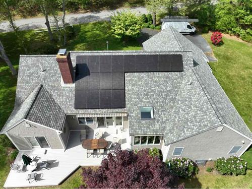Residential installation in Brewster, MA