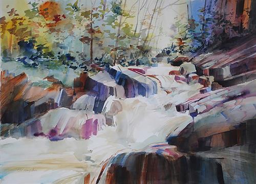 "Inspiration Point"/ Anthony Visco/ watercolor