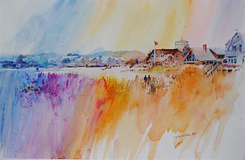 "The Shores of P-town"/ Anthony Visco/ watercolor