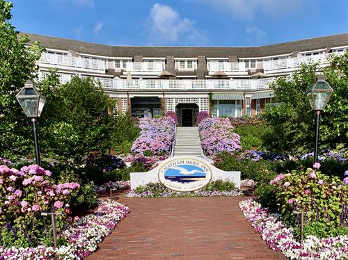 Inn with Hydrangeas