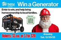 Win Big with Habitat Cape Cod’s 2025 Generator Raffle!
