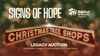 Christmas Tree Shops Sign Summer Auction Benefits Habitat for Humanity of Cape Cod
