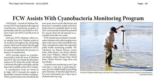 Cape Cod Chronicle feature