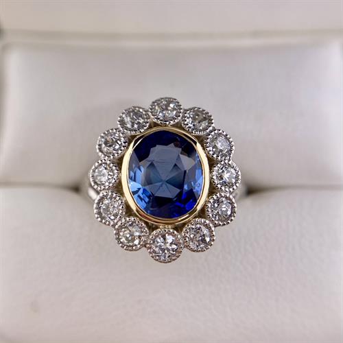 Sapphire & Diamond Heirloom Re-Design