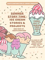"Ice Cream" Summer Story Time at the South Chatham Public Library
