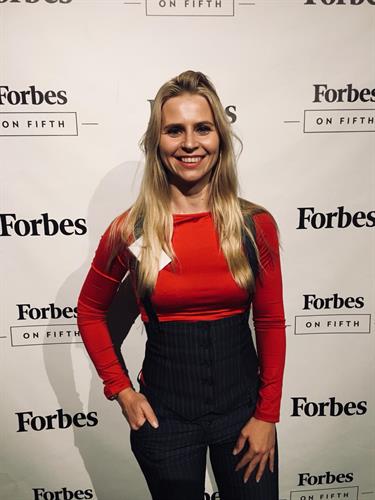 SmartHead CEO at the Forbes Event in NY