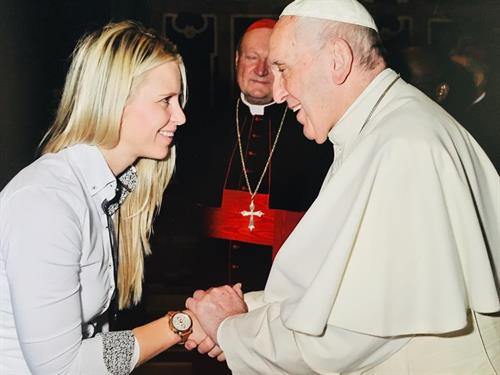 SmartHead's CEO meeting with Pope Francis at the Conference "Common Good in the Digital Age"