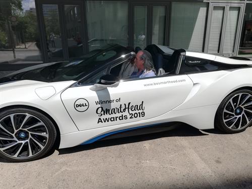 Well-deserved reward for Dell after winning SmartHead Awards (in collaboration with BMW)