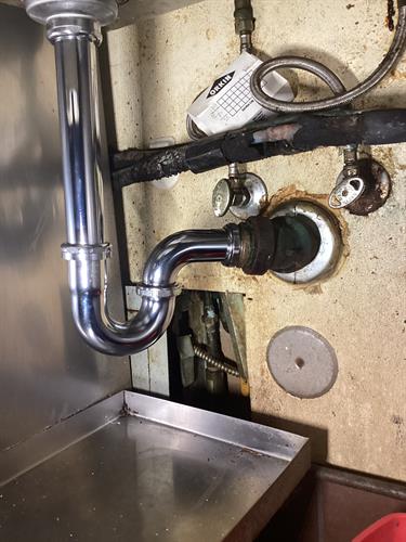 New Under Sink Drain Installation 