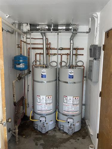 New Water Heater and Piping